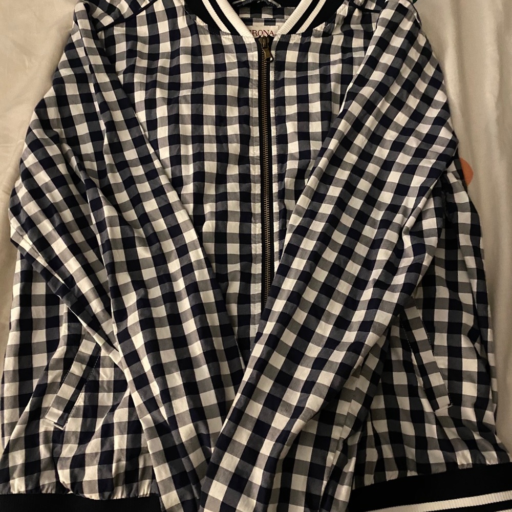 Blue Gingham Jacket